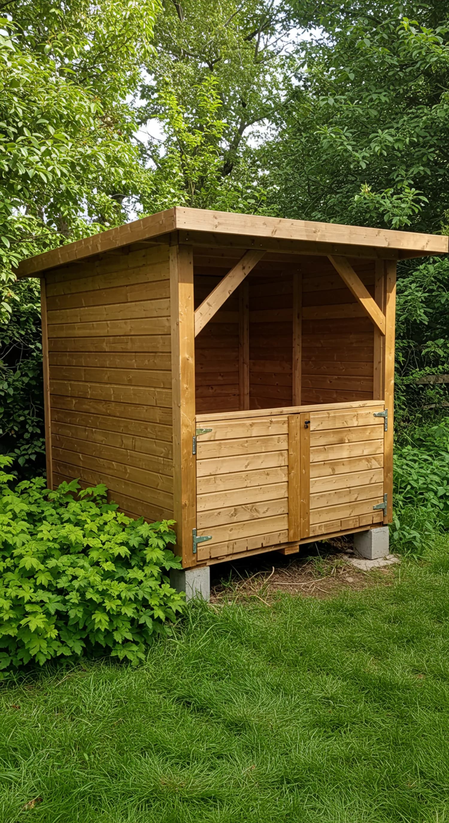 Gartenhaus ohne Fundament? Was du unbedingt beachten musst! banner