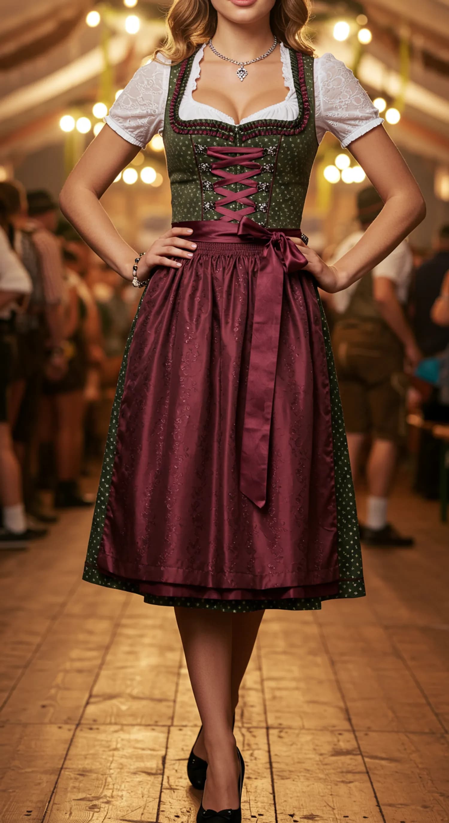 Geheimnisse der Dirndl-Passform: Optisch schlanker mit dem richtigen Schnitt banner