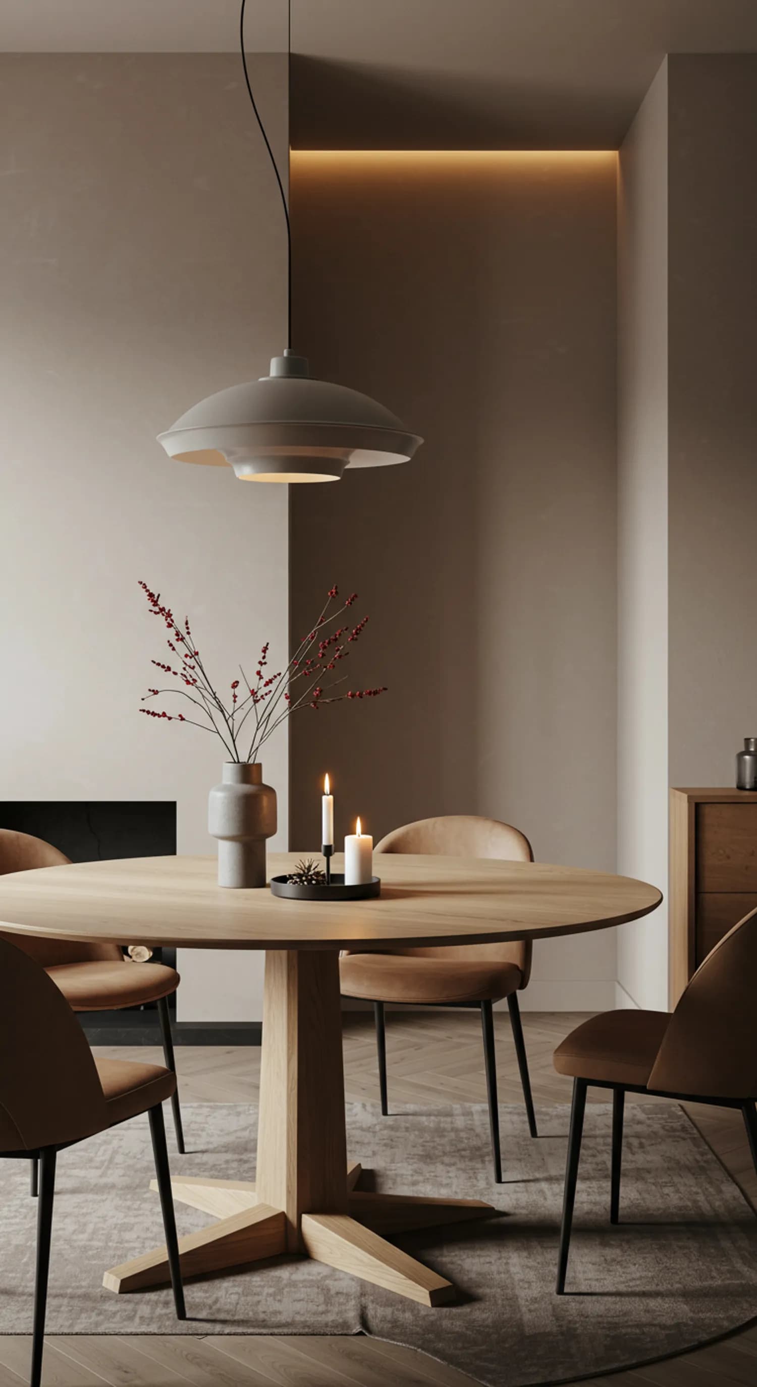 Mehr als nur Ablage: So inszenierst du deinen runden Tisch banner