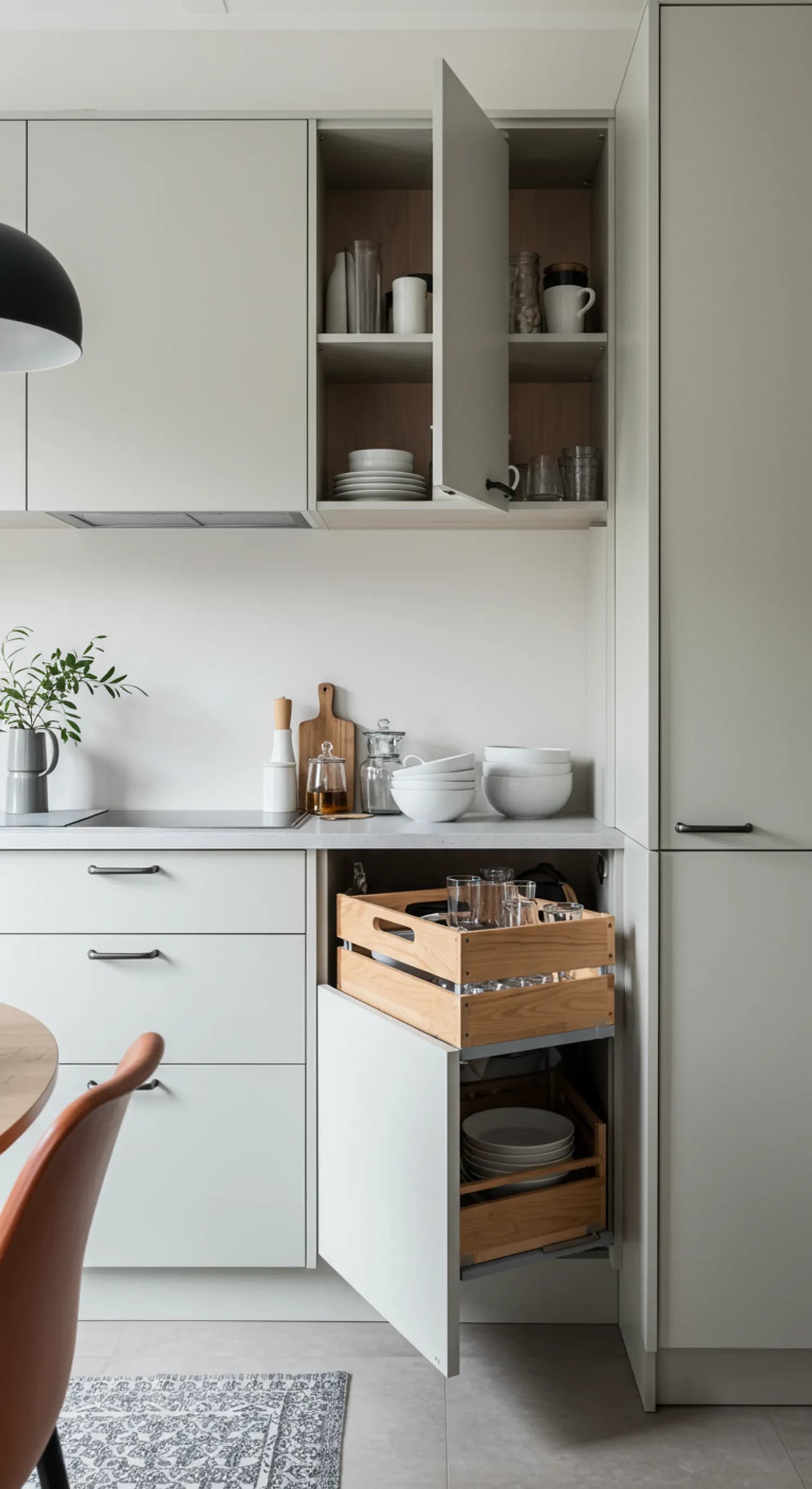 Platzmangel? Geschirr clever verstauen - auch ohne Oberschränke! banner