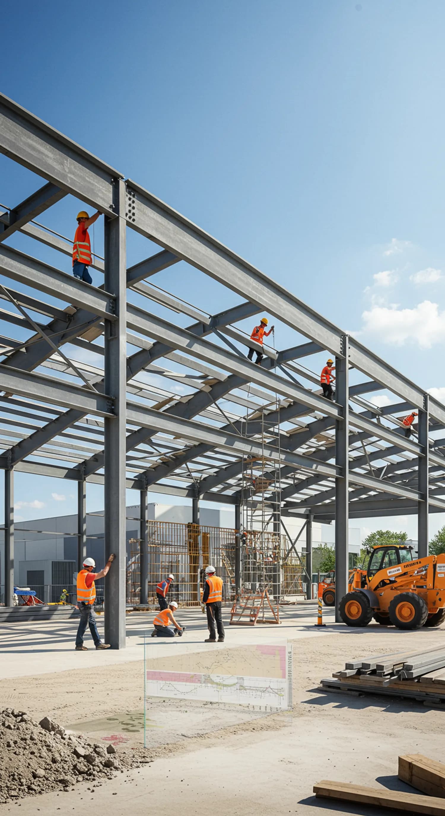 Von der Planung bis zur Fertigstellung: Dein Hallenbau-Zeitplan banner