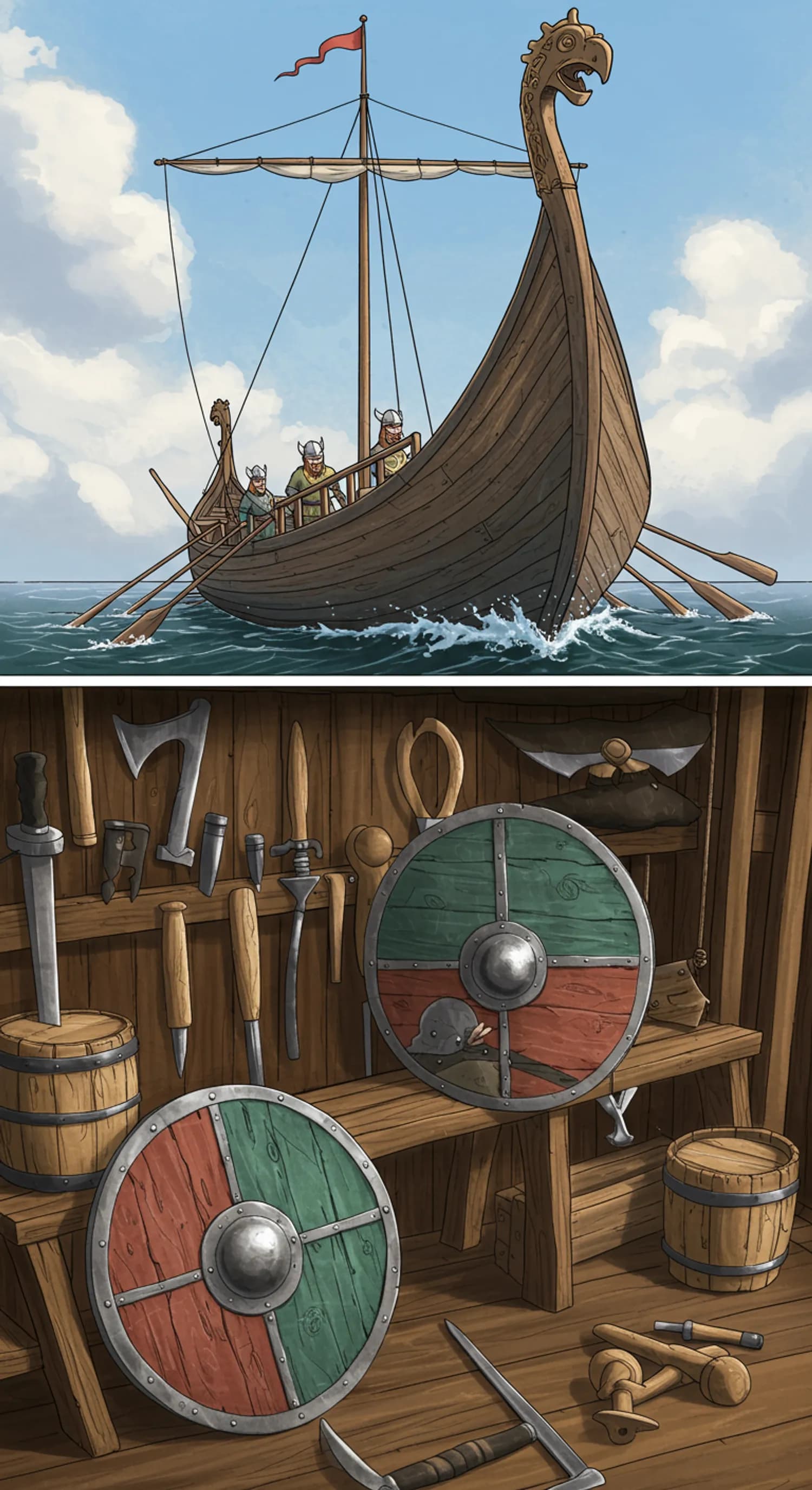 Wikinger-Waffen im Detail: Von der Axt bis zum Langschiff banner